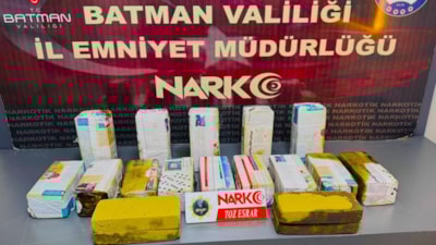 Batman'da ek mazot deposundan 20 kilogram esrar çıktı