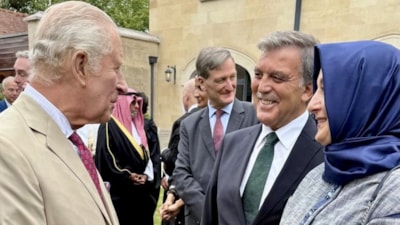 Abdullah Gül, İngiltere Kralı Charles ile bir araya geldi