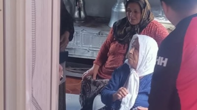 Giresun'da kaybolan yaşlı kadın geceyi ormanda uyuyarak geçirdi