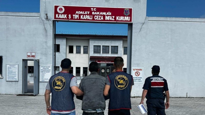 Samsun'da 15 yıl hapis cezası bulunan şahıs yakalandı