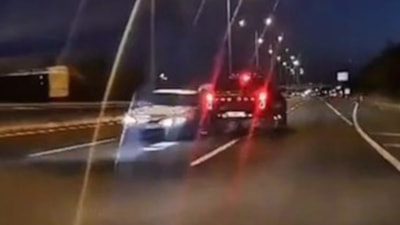 Ankara'da ters yöne girerek 2 kişinin ölümüne sebep olan otomobil kameraya yansıdı