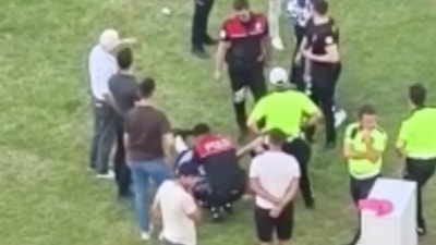 İstanbul'da darbedilen kadını kurtarmak isterken vuruldu