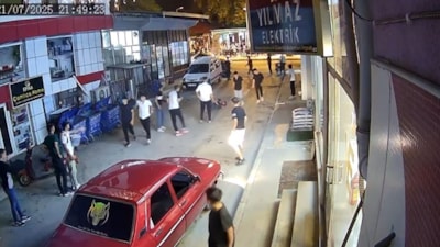 Isparta'da alacak verecek kavgasında ortalık savaş alanına döndü