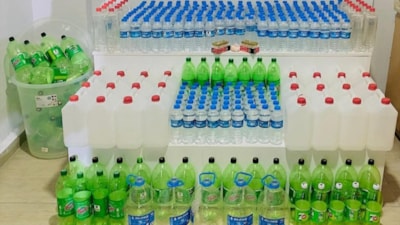 Samsun'da sahte içki operasyonu düzenlendi