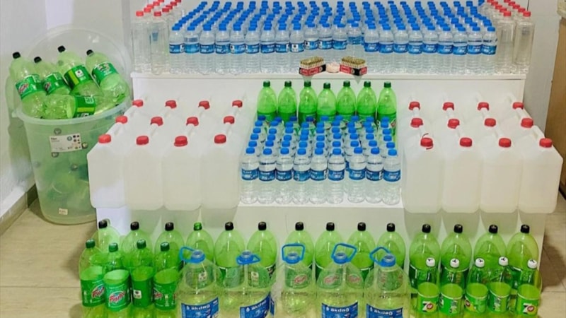 Samsun'da sahte içki operasyonu düzenlendi