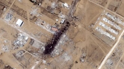 Gazze'de açlık artık uzaydan bile görülüyor