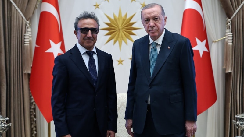 Cumhurbaşkanı Erdoğan, Hamdi Ulukaya'yı kabul etti