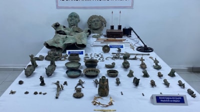 Bayburt ve Gümüşhane'de 156 tarihi eser ele geçirildi