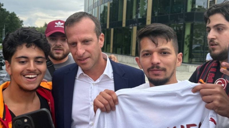 George Gardi, Galatasaray taraftarını bir kez daha heyecanlandırdı