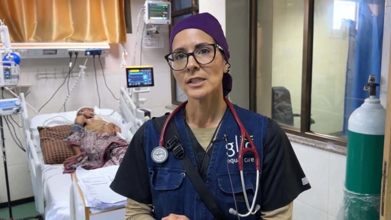 ABD'li hemşire Gazze'den çağrı yaptı: Kendi gözünüzle görün