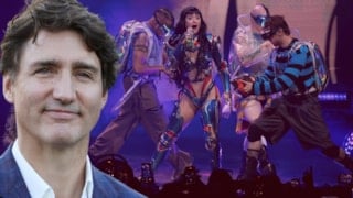 Justin Trudeau, Katy Perry'nin konserini en önden izledi