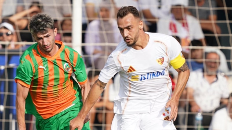 Alanyaspor, hazırlık maçında Kayserispor'u yendi