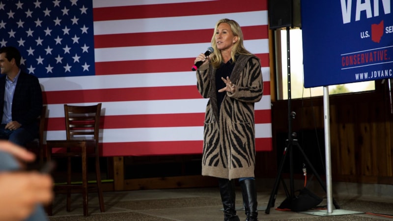 ABD Temsilciler Meclisi Üyesi Greene, İsrail'e verilen desteği eleştirdi