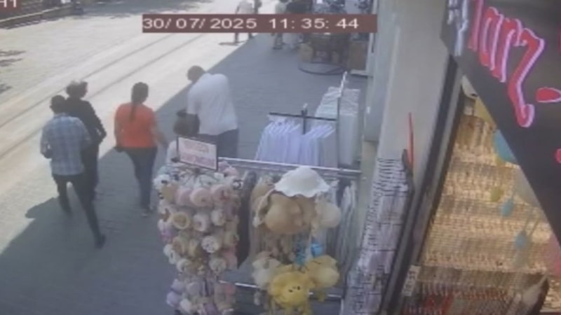 Bursa'da kadının cüzdanını çalan şüpheli, ekipler tarafından yakalandı