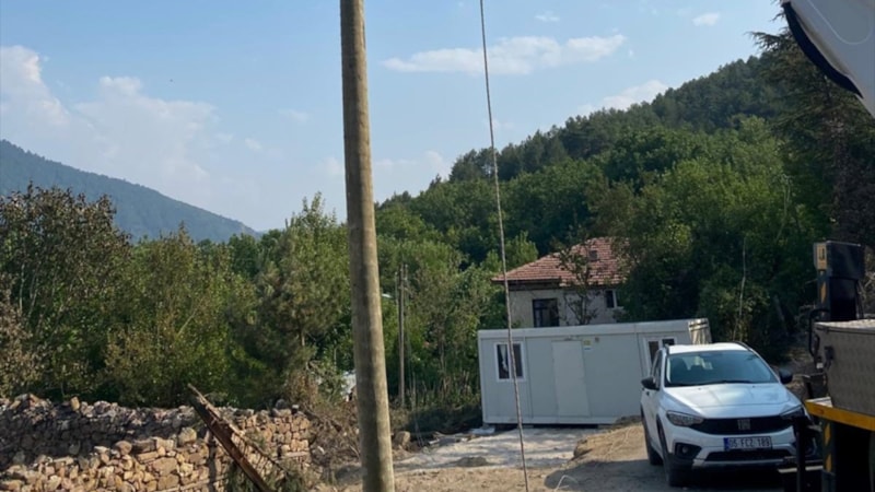 Karabük'te orman yangınlarından etkilenen köylerde çalışmalar sürüyor