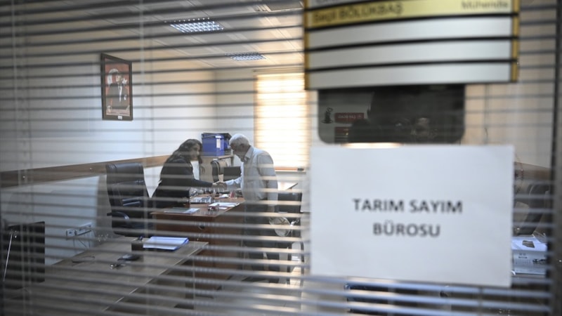 Tarım sayımı için kurulan bürolarda yoğunluk başladı
