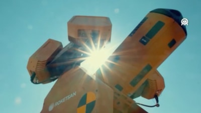 PUSU Silah Sistemi'nden atılan CİRİT füzesi hedefe tam isabet etti