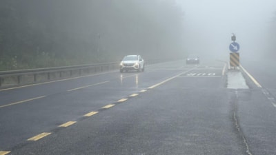 Bolu Dağı'nda sağanak ve sis görüş mesafesini düşürdü