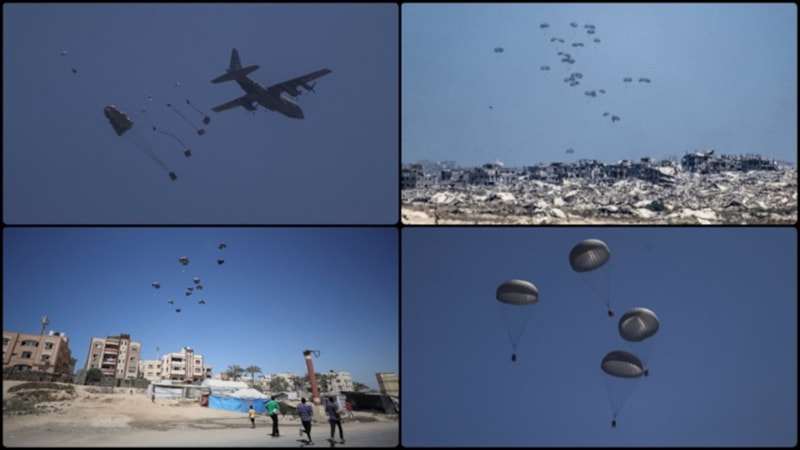 BAE ve Ürdün, Avrupa ülkelerinin desteğiyle Gazze'ye yardım ulaştırdı