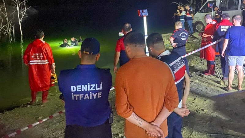 Denizli'de gölete giren adamın cansız bedenine ulaşıldı