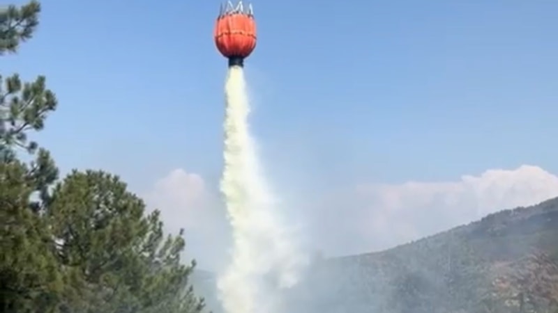 Bursa'da çıkan yangın kontrol altında