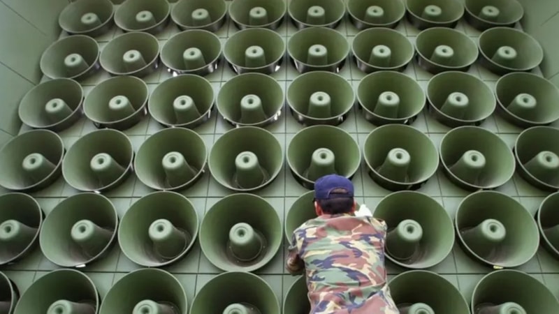 Güney Kore, Kuzey Kore sınırındaki propaganda hoparlörlerini kaldırdı