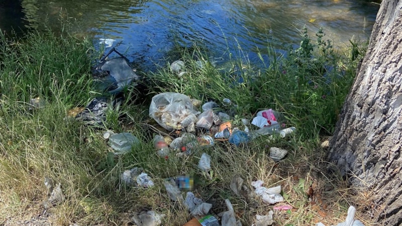 Ankara Kurtboğazı Barajı'na bağlanan dereler çöplüğe döndü