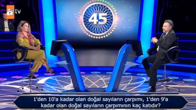 Kim Milyoner Olmak İster'de ODTÜ Matematik Mezunu yarışmacının şaşırtan anları