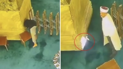 Ayasofya'yı yakma girişimi: Şüpheli tutuklandı