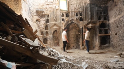 Nevşehir'de boşaltılan kömürlükte 600 yıllık tarih çıktı