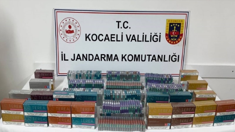 Gebze'de elektronik sigara ele geçirildi