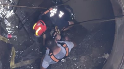 İstanbul'da hırsızlık için indiği kuyuda mahsur kaldı