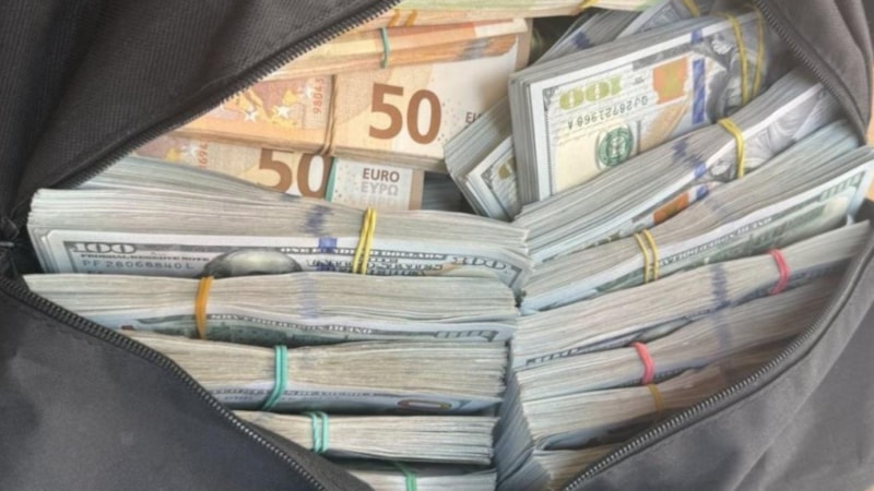 Edirne sınırında çanta dolusu dolar, euro ve altın yakalandı