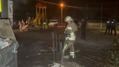 Düzce'deki anız yangını 20 bin nüfuslu mahalleyi elektriksiz bıraktı