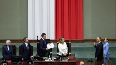 Polonya'nın yeni Cumhurbaşkanı Nawrocki yemin ederek görevine başladı