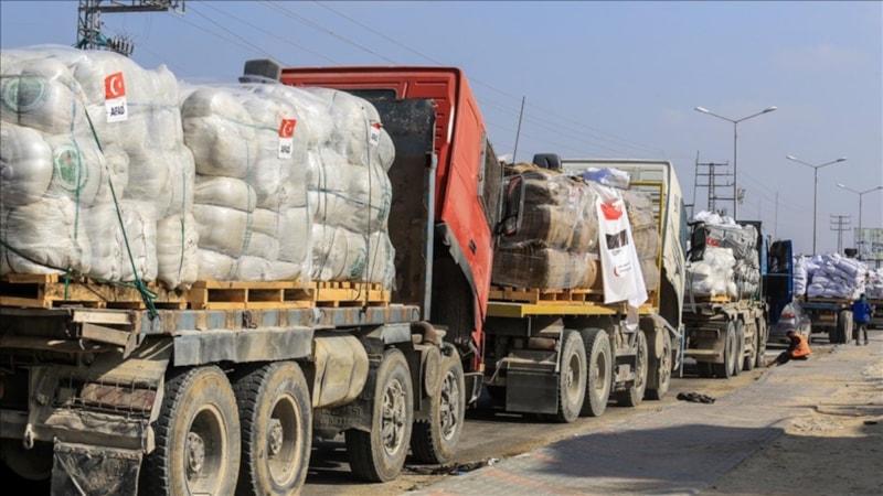 Türkiye, Gazze'ye yardıma devam ediyor