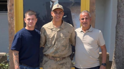 İsmail Kartal'ın oğlu asker oldu