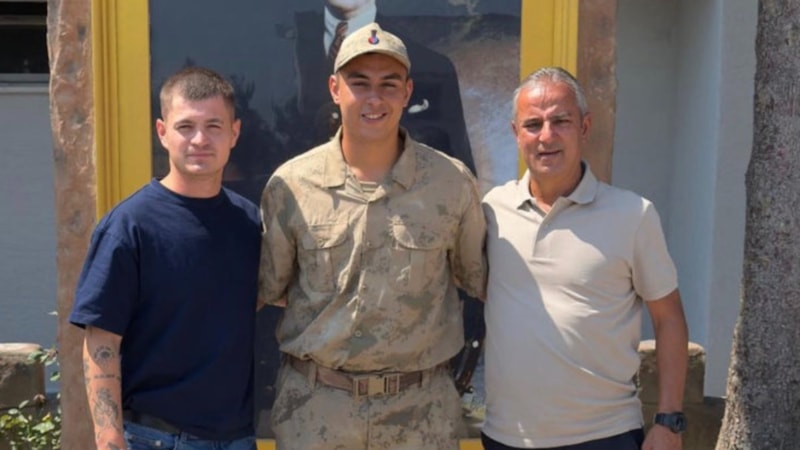 İsmail Kartal'ın oğlu asker oldu