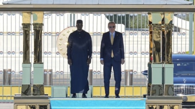 Cumhurbaşkanı Erdoğan, Senegal Başbakanı'nı resmi törenle karşıladı