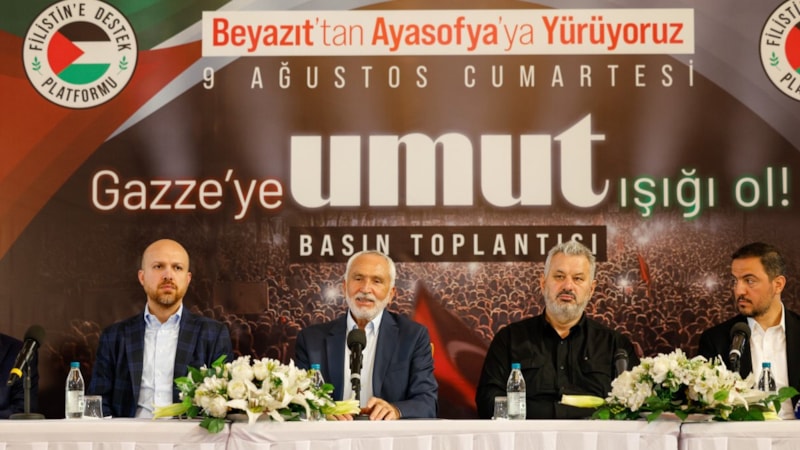 İstanbul'da Gazze'ye destek için yürüyüş düzenlenecek