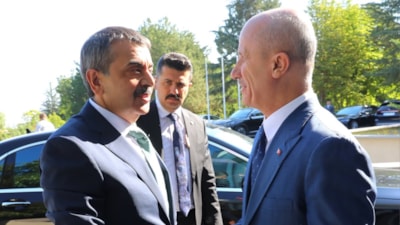 Bakan Tekin'den YÖK Başkanı Özvar’a 'hayırlı olsun' ziyareti