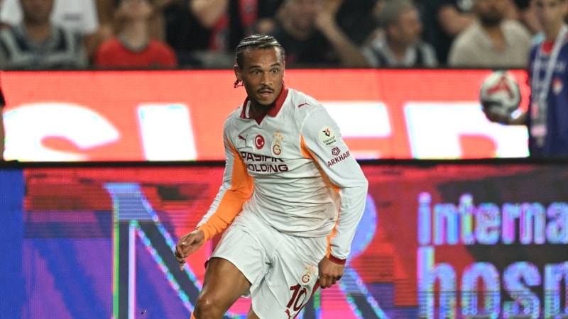 Leroy Sane, Galatasaray formasıyla ilk resmi maçta