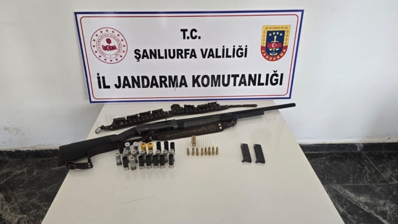 Şanlıurfa'da silah kaçakçılığı operasyonu: 4 gözaltı