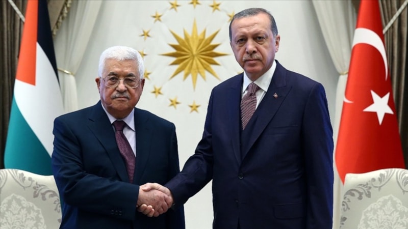 Cumhurbaşkanı Erdoğan, Mahmud Abbas ile görüştü