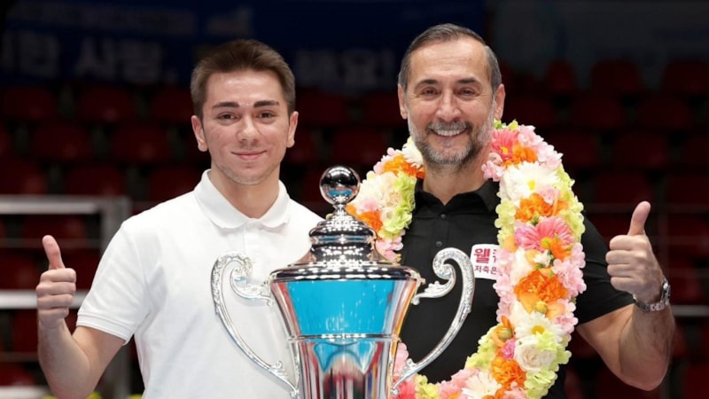 Güney Kore'de Semih Saygıner 3'üncü, Burak Haşhaş 5'inci oldu