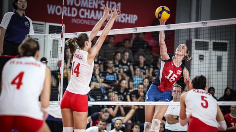 21 Yaş Altı Kadın Voleybol Milli Takımı, Çekya'ya yenildi