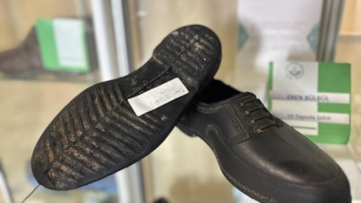 Eren Bülbül'ün kara lastiği 'Yaşayan Ayakkabı Müzesi'nde