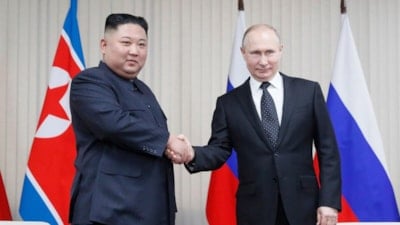 Rusya Devlet Başkanı Putin ile Kuzey Kore lideri Kim telefonda görüştü