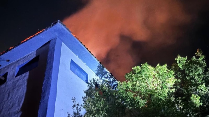 Siirt'te trafo yangını paniğe neden oldu