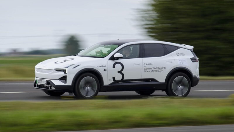 Polestar 3 menzil rekoru kırdı: Tek şarjla 936 kilometre